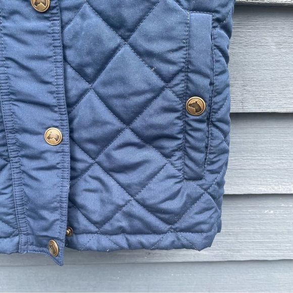 Riding Sport Equestrian Wear blue quilted vest XS - Picture 5 of 10